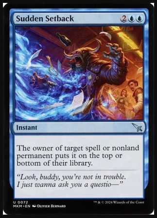 Sudden Setback (b) - Foil
